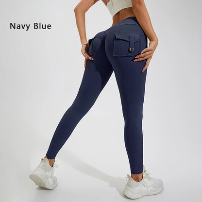 Butt Lifting Leggings with Pockets – High Waist, Tummy Control, Scrunch Fit for Women’s Gym, Yoga, and Fitness