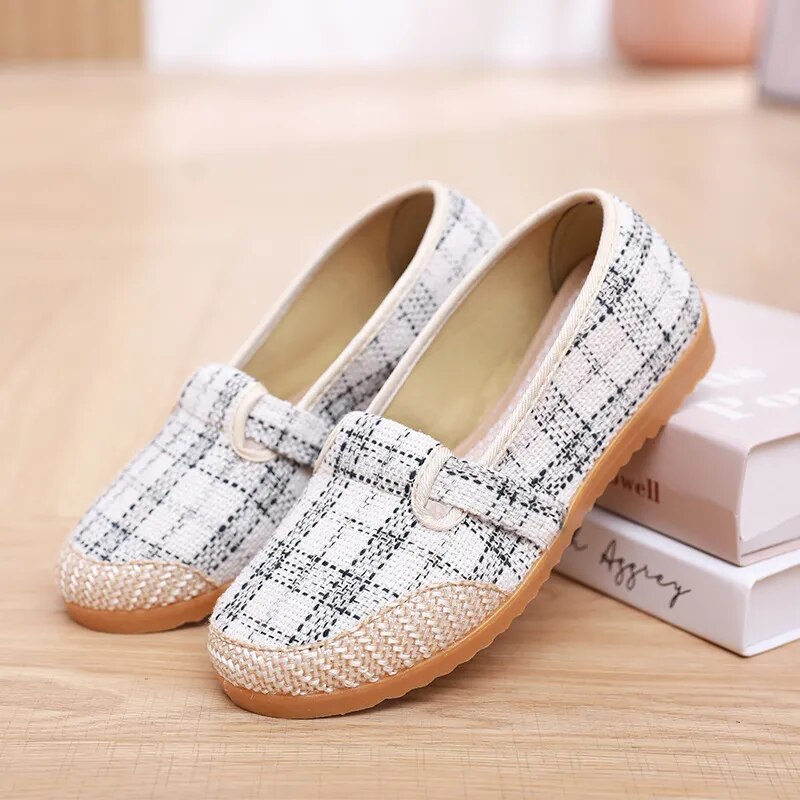 Summer Ladies Casual Comfort Bohemian Slip On Lazy Shoes for Womens - BossDeals Online