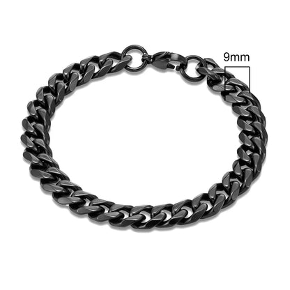 Stainless Steel Silver Color Eternity Bracelet For Women