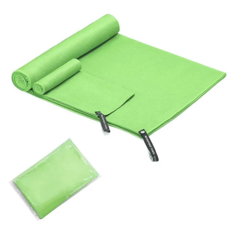 Quick Drying Microfiber Towel green