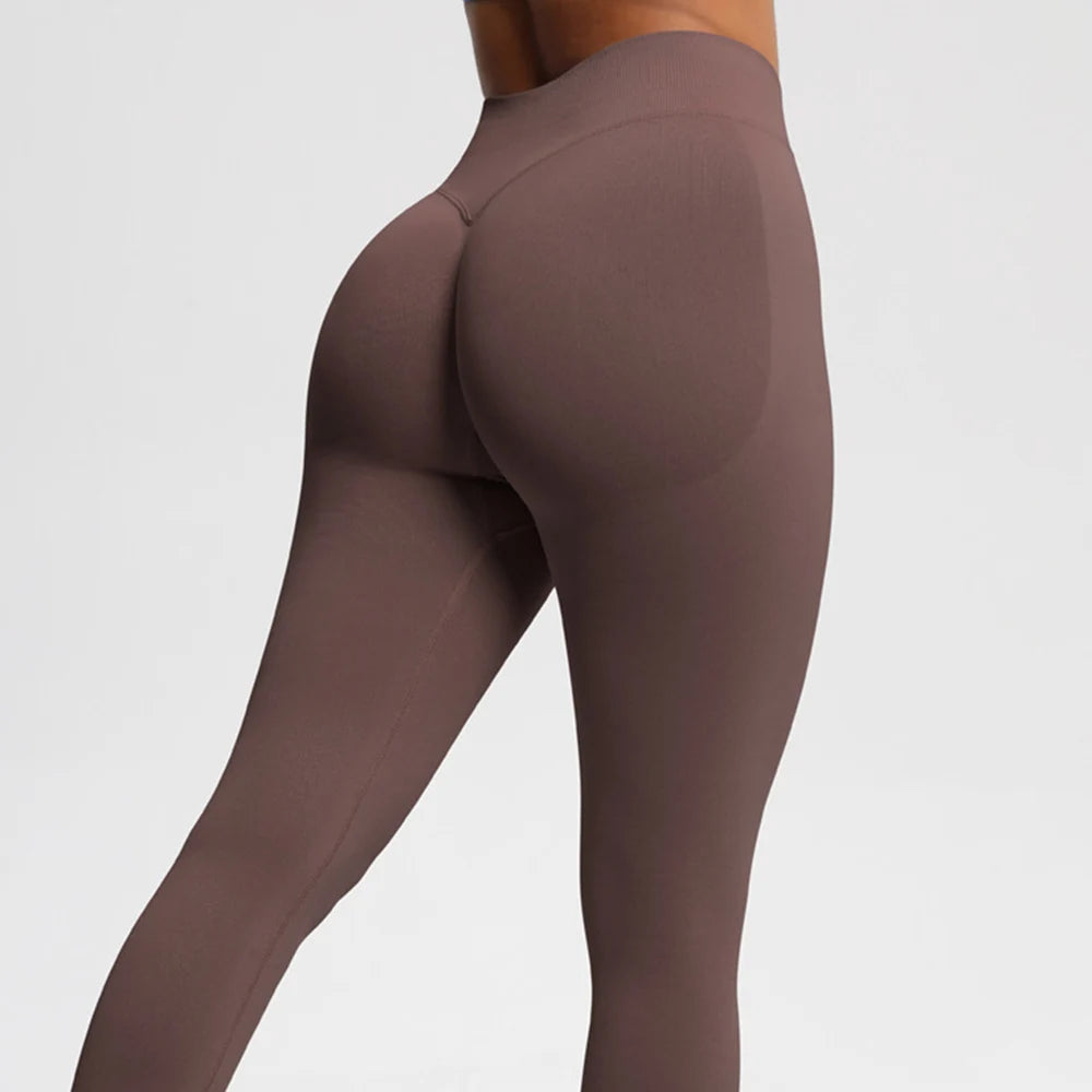 Plus Size Seamless Scrunch Butt Leggings – High Waisted Gym & Yoga Pants