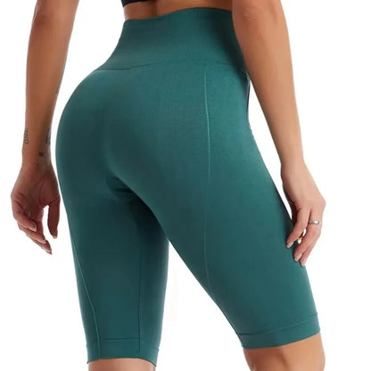 Women’s High Waisted Biker Shorts – Tummy Control, Seamless & Naked Feeling