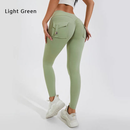 Butt Lifting Leggings with Pockets – High Waist, Tummy Control, Scrunch Fit for Women’s Gym, Yoga, and Fitness
