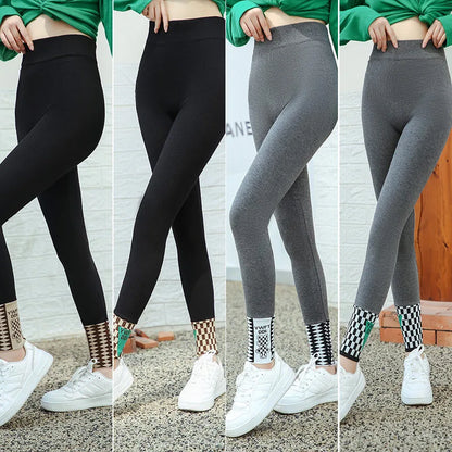 Cotton Yoga Pants High Waist Gym Leggings for Women