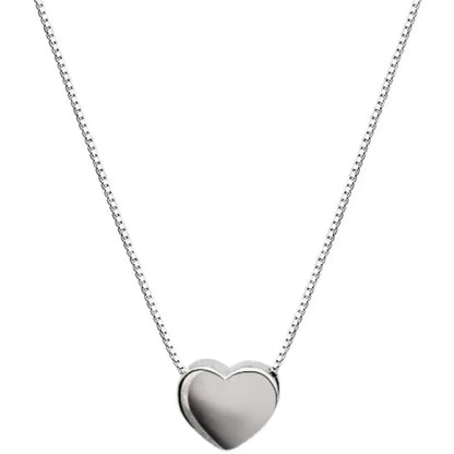 REETI Sterling Silver Heart Necklace - Fine Jewelry for Women, Wedding, Party, & Birthday Gift