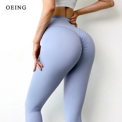Scrunch Butt Leggings for Women – Seamless High Waist Booty-Lifting Gym Pants