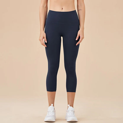 Women's High Waist Yoga Capri Pants