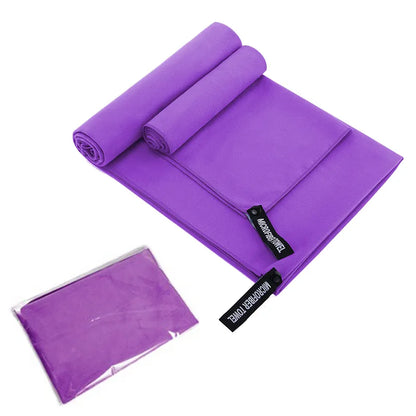 Quick Drying Microfiber Towel Purple