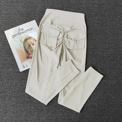 TikTok Viral Leggings with Back Pockets – High Waist, Booty Lifting and Stretchy