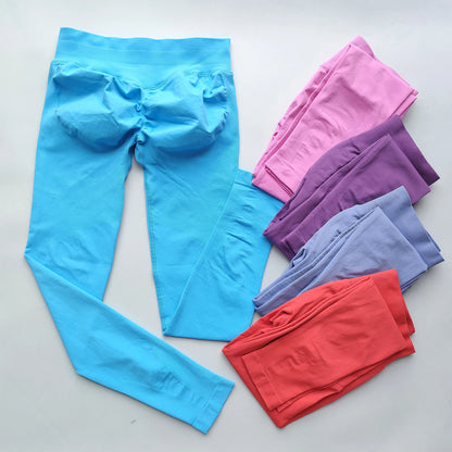 TikTok Viral Scrunch Flare Leggings – High-Waisted, Seamless, Butt-Lifting Fit