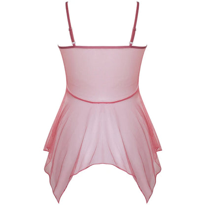 Silk Lace Babydoll Nightdress – Sleeveless V-Neck Sexy Lingerie