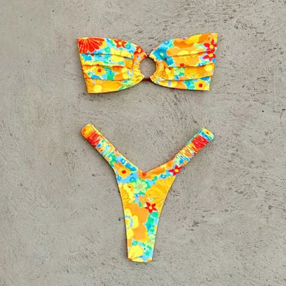 Micro Bikini Push Up Women Swimsuits – Brazilian Thong Bikini Set for Beachwear