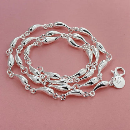 925 Sterling Silver Starfish Heart Pendant Necklace