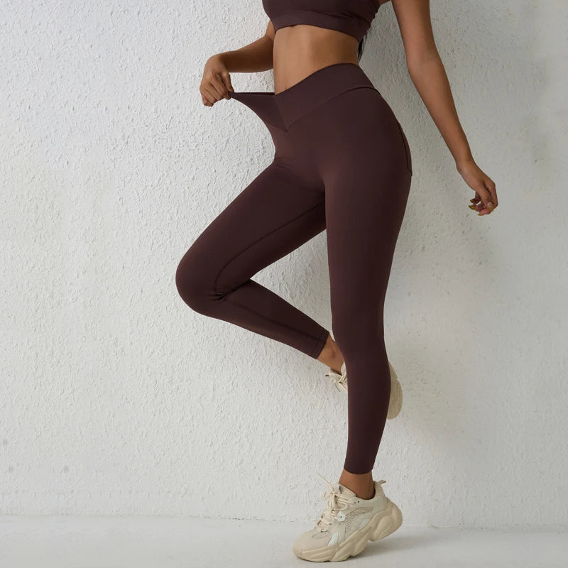 Yoga Pants for Women – Scrunch Butt Leggings with Tummy Control and Utility Pockets