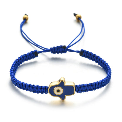 Handmade and Adjustable Lucky Evil Eye Knot Bracelet