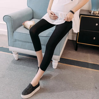 Maternity Cotton Skinny Leggings for Women Autumn Pregnancy