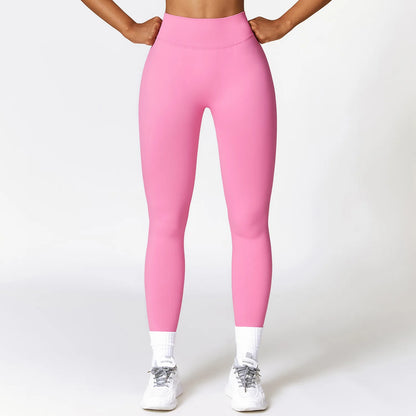 High Waisted Seamless Scrunch Butt Leggings for Women – Tummy Control & Gym Fit