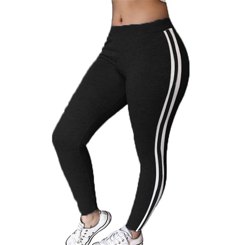 Cotton Yoga Pants High Waist Gym Leggings for Women