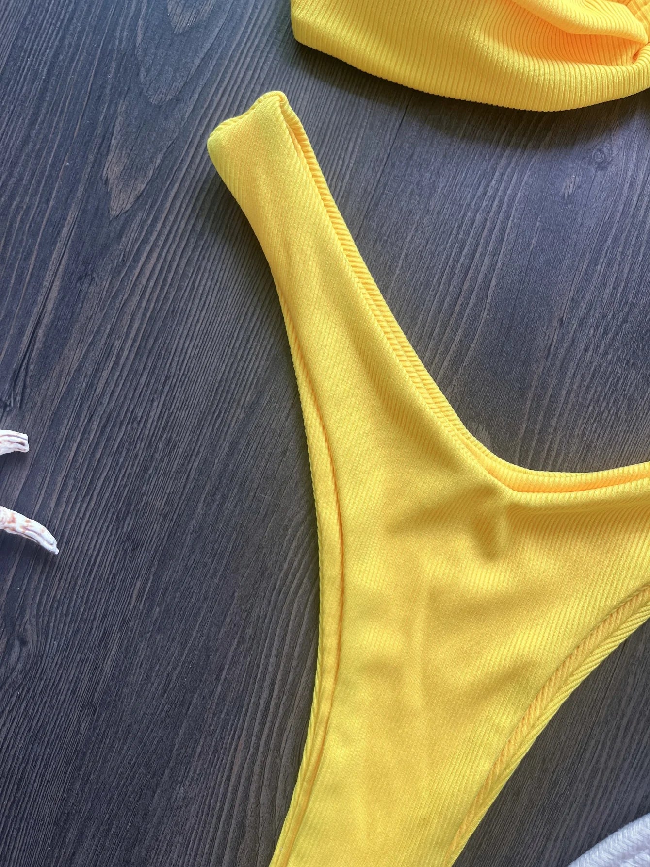 Sexy Bandeau Bikini Set – Brazilian Thong Two-Piece Swimwear