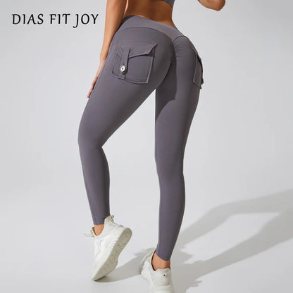 Butt Lifting Leggings with Pockets – High Waist, Tummy Control, Scrunch Fit for Women’s Gym, Yoga, and Fitness