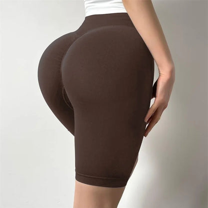 Girls Fitness Butt Lifting Leggings – Seamless High Waist Tummy Control Workout Pants