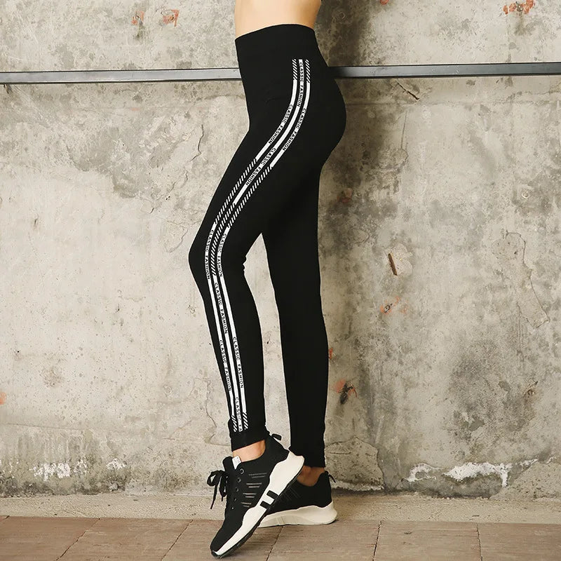 Cotton Yoga Pants High Waist Gym Leggings for Women