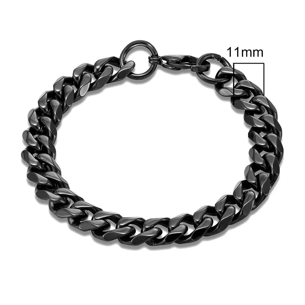 Stainless Steel Silver Color Eternity Bracelet For Women