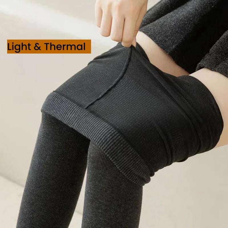 Women’s Velvet Thick Pantyhose - Warm & Slimming Winter Leggings