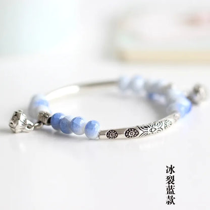 Women's Ceramic hand made DIY Bracelets Artware Retro bracelet Fashion Jewelry