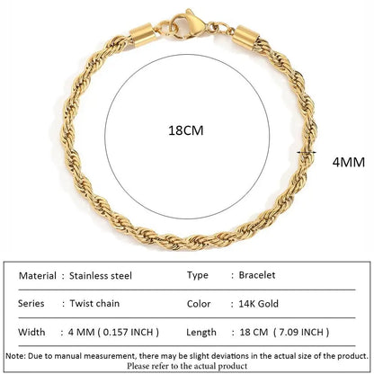 Stainless Steel Classic Eternity Bracelet for Women