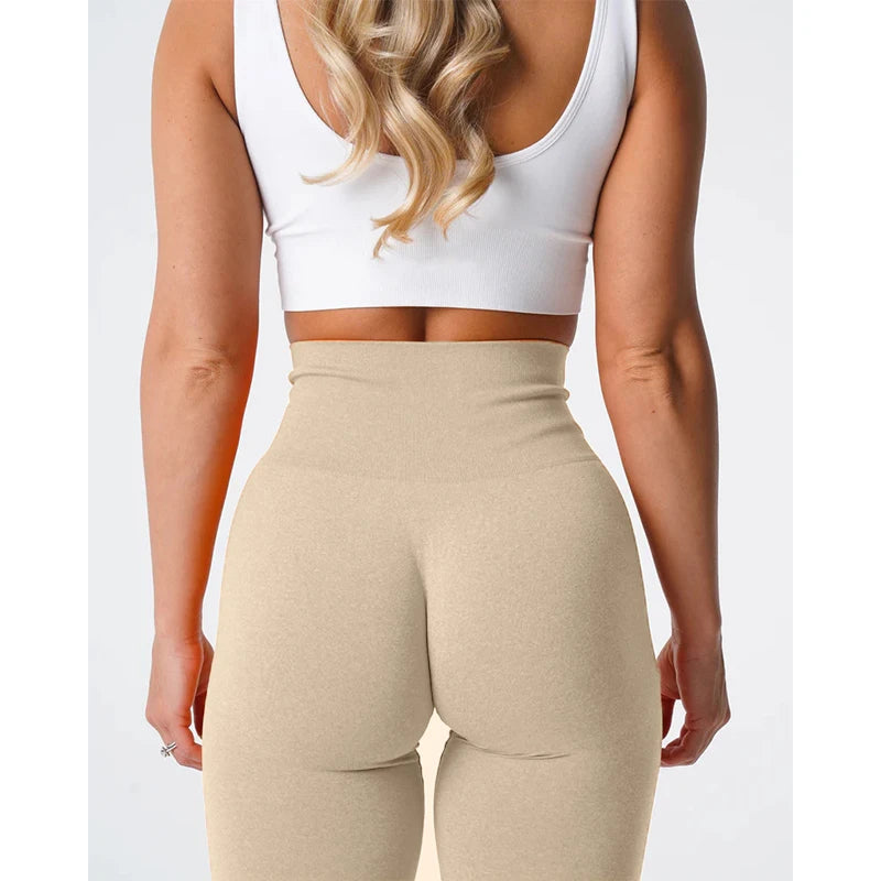Seamless Scrunch Butt Leggings for Women – High-Waisted, Butt-Lifting Gym Fit