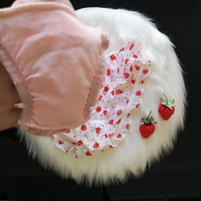 Cute Strawberry School Girl Panties – Kawaii Mesh Breathable Briefs