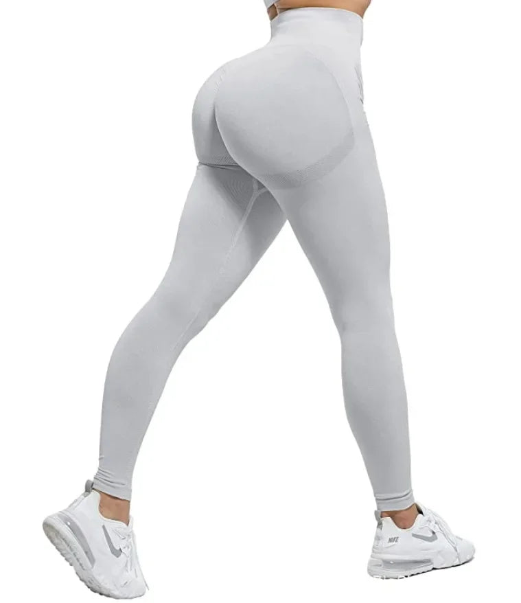 Seamless High Waist Anti Cellulite Gym Leggings for Women