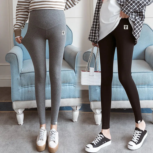 Maternity Cotton Skinny Leggings for Women Autumn Pregnancy