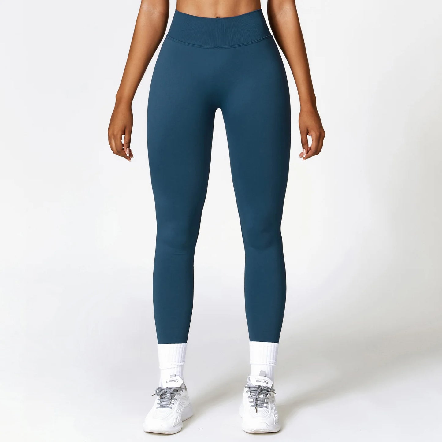 High Waisted Seamless Scrunch Butt Leggings for Women – Tummy Control & Gym Fit