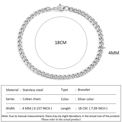 Stainless Steel Classic Eternity Bracelet for Women