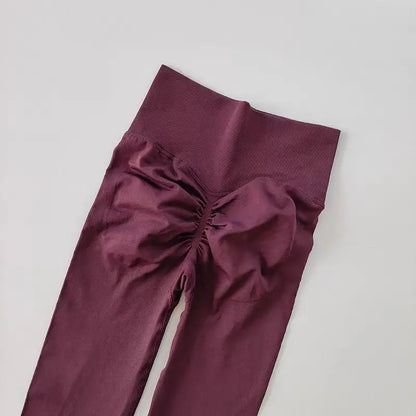 High Waist Butt Lifting Yoga Leggings for Women – Seamless, Tummy Control, Push Up, Squat-Proof Gym Pants