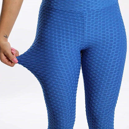 Butt Crack Booty Sports Anti Cellulite Leggings for Women with Mid Waist, Seamless Fit