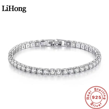 S925 Sterling Silver Eternity Bracelet