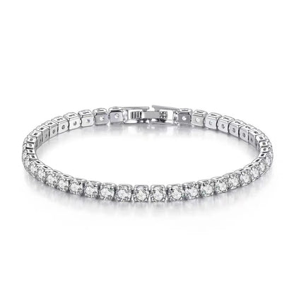 S925 Sterling Silver Eternity Bracelet