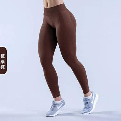 Women’s High-Waisted Seamless Scrunch Butt Leggings for Gym & Yoga