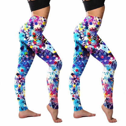 Stretchy Colorful TikTok Viral Leggings