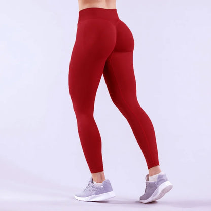 Women's Scrunch Bum Seamless Yoga Leggings with Tummy Control