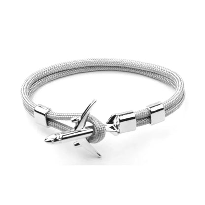 Charm Rope Chain Men’s Anchor Bracelet