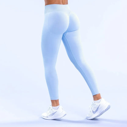 Women’s High-Waisted Seamless Scrunch Butt Leggings for Gym & Yoga