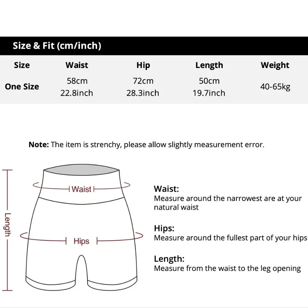 Women’s High Waisted Biker Shorts – Tummy Control, Seamless & Naked Feeling