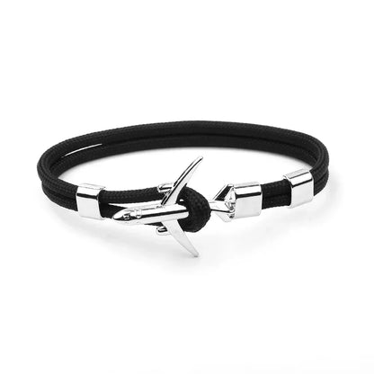 Charm Rope Chain Men’s Anchor Bracelet