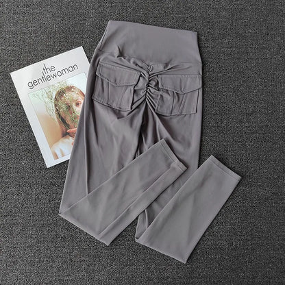TikTok Viral Leggings with Back Pockets – High Waist, Booty Lifting and Stretchy