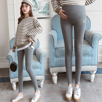 Maternity Cotton Skinny Leggings for Women Autumn Pregnancy