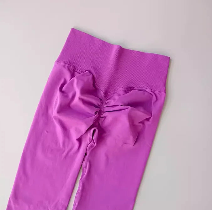 High Waist Scrunch Butt Leggings for Women – Seamless Yoga & Workout Pants